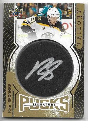 2017-18 Trilogy Signature Pucks #SP-RS Ryan Spooner