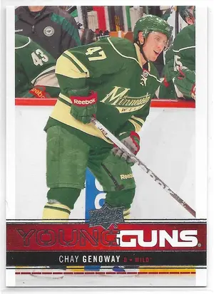 2012-13 Upper Deck #229 Chay Genoway RC (Young Guns)