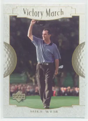 2001 Upper Deck - Mike Weir #166 Victory March