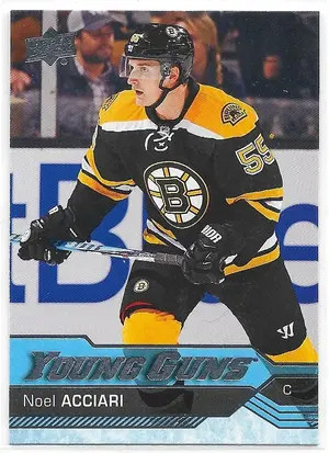2016-17 Upper Deck #238 Noel Acciari RC (Young Guns)