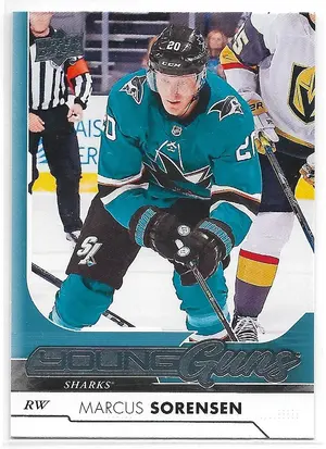 2017-18 Upper Deck #237 Marcus Sorensen RC (Young Guns)