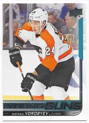 2018-19 Upper Deck #203 Mikhail Vorobyev RC (Young Guns)