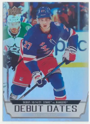 2022-23 UPPER DECK - NILS LUNDKVIST #DD-4 DEBUT DATES