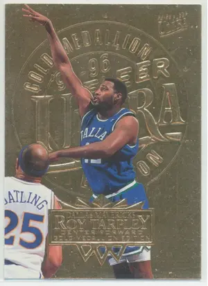 1995-96 Fleer Ultra - Roy Tarpley #42 Gold Medallion Parallel