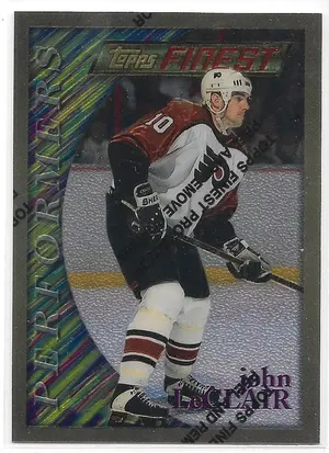 1995-96 Finest #179 John LeClair (Gold, Performers)