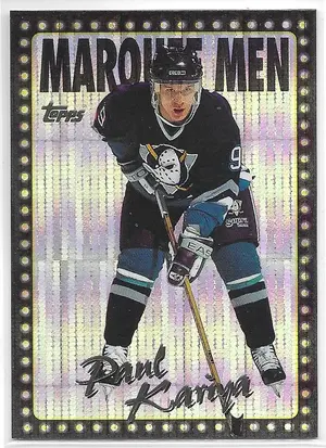 1995-96 Topps Marquee Men Power Boosters #7 Paul Kariya