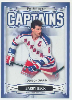 2006-07 PARKHURST - BARRY BECK #197 CAPTAINS 550/3999
