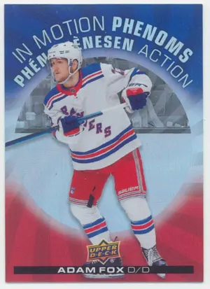 2023-24 TIM HORTONS - ADAM FOX #MP-7 IN MOTION PHENOMS