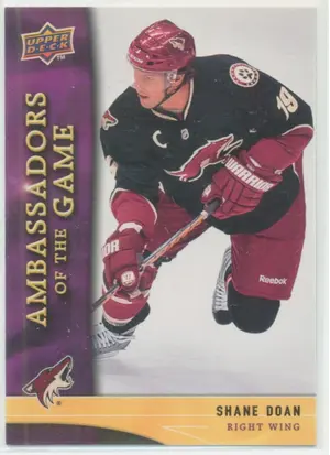 2009-10 UPPER DECK - SHANE DOAN #AG11 AMBASSADORS OF THE GAME