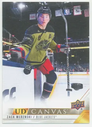 2022-23 UPPER DECK - ZACH WERENSKI #C144 UD CANVAS