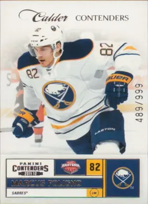 2011-12 CONTENDERS - MARCUS FOLIGNO #270 ROOKIE 489/999