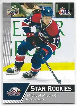 2022-23 UD CHL #399 Michael Misa (Star Rookies)