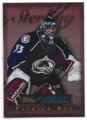 1995-96 Finest #145 Patrick Roy (Bronze, Sterling)