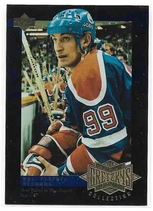 1995-96 Upper Deck Wayne Gretzky's Record Collection #G12 Wayne Gretzky