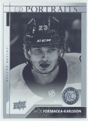 2017-18 UPPER DECK - JACOB FORSBACKA-KARLSSON #P-109 UD PORTRAITS