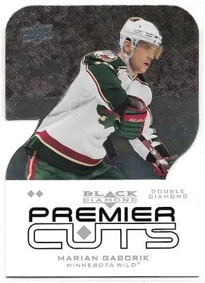 2008-09 Black Diamond Premier Cuts #PDC33 Marian Gaborik (Double Diamond)