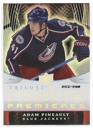 2008-09 Trilogy #144 Adam Pineault RC (953/999)