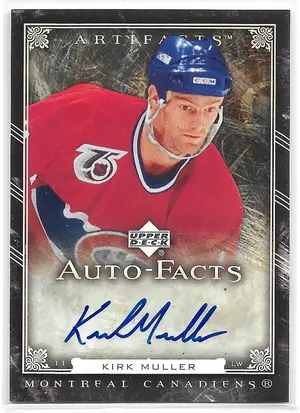 2006-07 Artifacts Auto-Facts #AF-KM Kirk Muller