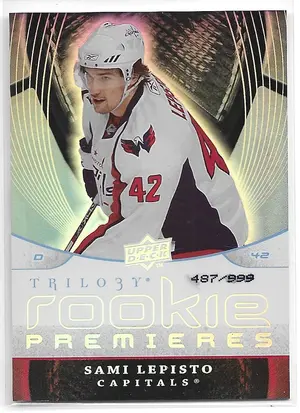 2008-09 Trilogy #101 Sami Lepisto RC (487/999)