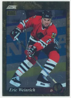 1993-94 SCORE (CDN) - ERIC WEINRICH #573 GOLD RUSH