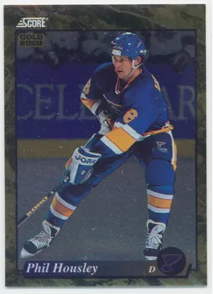 1993-94 SCORE (USA) - PHIL HOUSLEY #520 GOLD RUSH