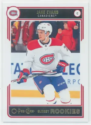 2020-21 UPPER DECK - JAKE EVANS #R-9 O-PEE-CHEE GLOSSY ROOKIES