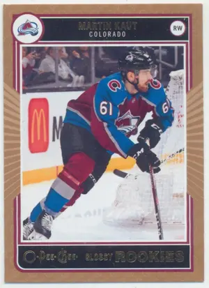 2020-21 UPPER DECK - MARTIN KAUT #R-7 O-PEE-CHEE GLOSSY ROOKIES BRONZE