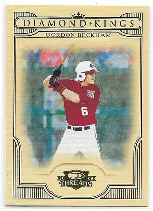 2008 Donruss Threads Diamond Kings #DK-52 Gordon Beckham