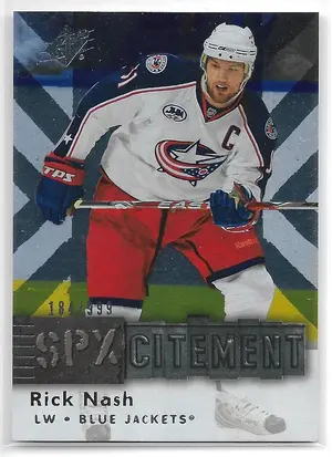 2009-10 SPx SPXcitement #X61 Rick Nash (184/999)