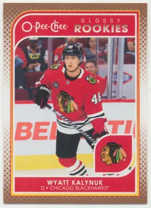 2021-22 UPPER DECK - WYATT KALYNUK #R-18 O-PEE-CHEE GLOSSY ROOKIES BRONZE