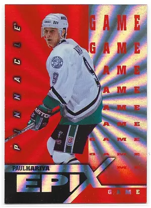 1997-98 Pinnacle Epix Game Orange #E19 Paul Kariya