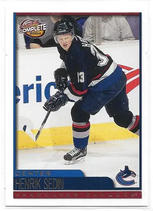 2003-04 Pacific Complete #44 Henrik Sedin