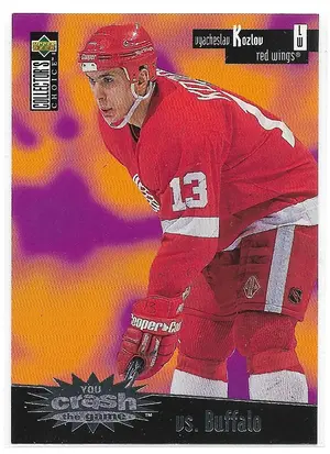 1996-97 Collector's Choice You Crash The Game #C18 Vyacheslav Kozlov (vs. Buffalo)