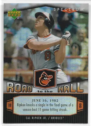 2007 Spectrum Road to the Hall #CR10 Cal Ripken Jr.