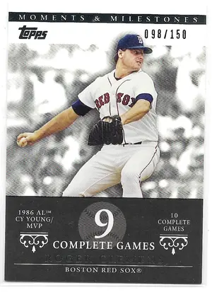 2007 Topps Moments & Milestones #17 Roger Clemens (098/150)