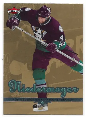2005-06 Ultra Gold Medallion #4 Rob Niedermayer