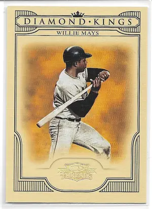 2008 Donruss Threads Diamond Kings Silver #DK-46 Willie Mays (013/250)