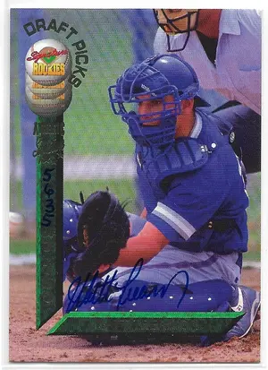 1994 Signature Rookies Draft Picks Signatures #77 Matt Treanor (5635/7750)