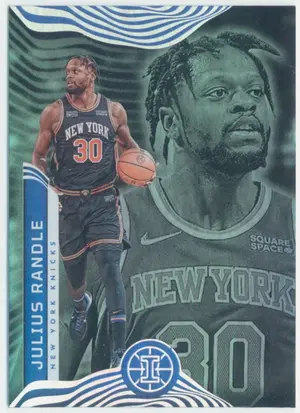 2021-22 Panini Illusions - Julius Randle #9 Trophy Collection Emerald Parallel