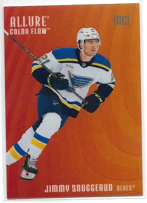 2025-26 Allure Color Flow Red-Orange #CF-29 Jimmy Snuggerud