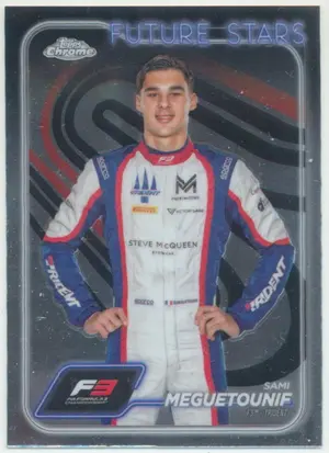2024 Topps Chrome Formula 1 - Sami Meguetounif #47 Future Stars F3 Drivers