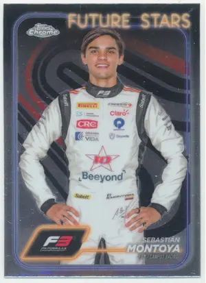2024 Topps Chrome Formula 1 - Sebastian Montoya #53 Future Stars F3 Drivers