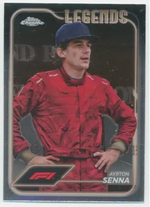 2024 Topps Chrome Formula 1 - Ayrton Senna #188 F1 Legends