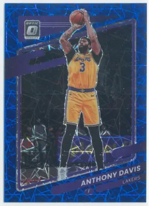 2021-22 Panini Donruss Optic - Anthony Davis #133 Blue Velocity Prizm Parallel