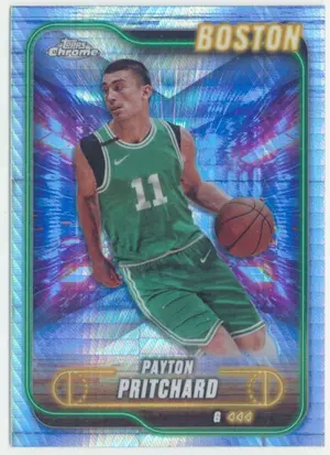 2024-25 Topps Chrome - Payton Pritchard #110 Prism Refractor Parallel