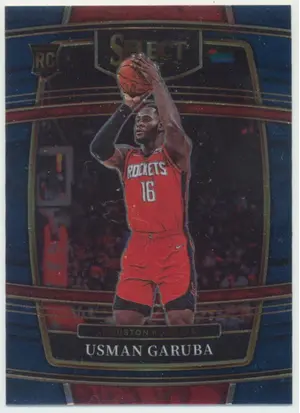 2021-22 Panini Select - Usman Garuba #56 Rookie Concourse Blue Parallel