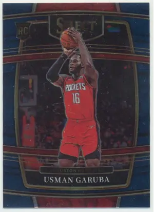 2021-22 Panini Select - Usman Garuba #56 Rookie Concourse Blue Parallel