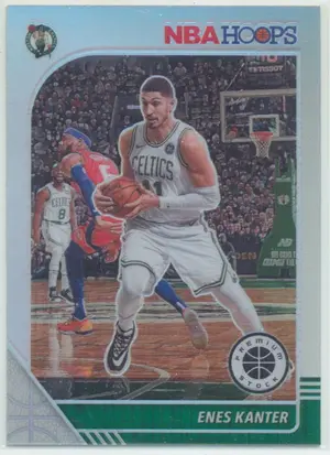2019-20 Panini NBA Hoops Premium Stock - Enes Kanter #164 Silver Prizm Parallel