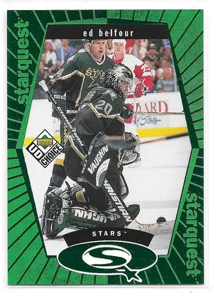 1998-99 UD Choice Starquest Green #SQ17 Ed Belfour
