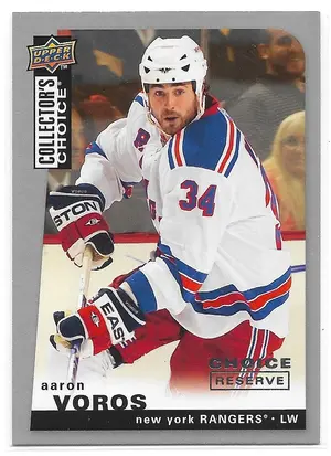 2008-09 Collector's Choice Reserve #17 Aaron Voros